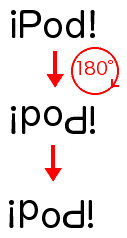 iPod! Upside-Down